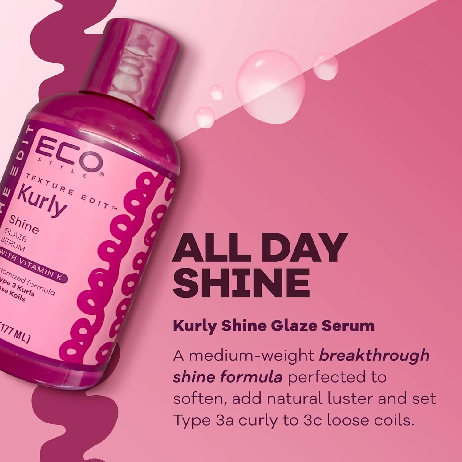 Eco Style The Edit Texture Edit Kurly Shine Glaze 6 oz - Image 2