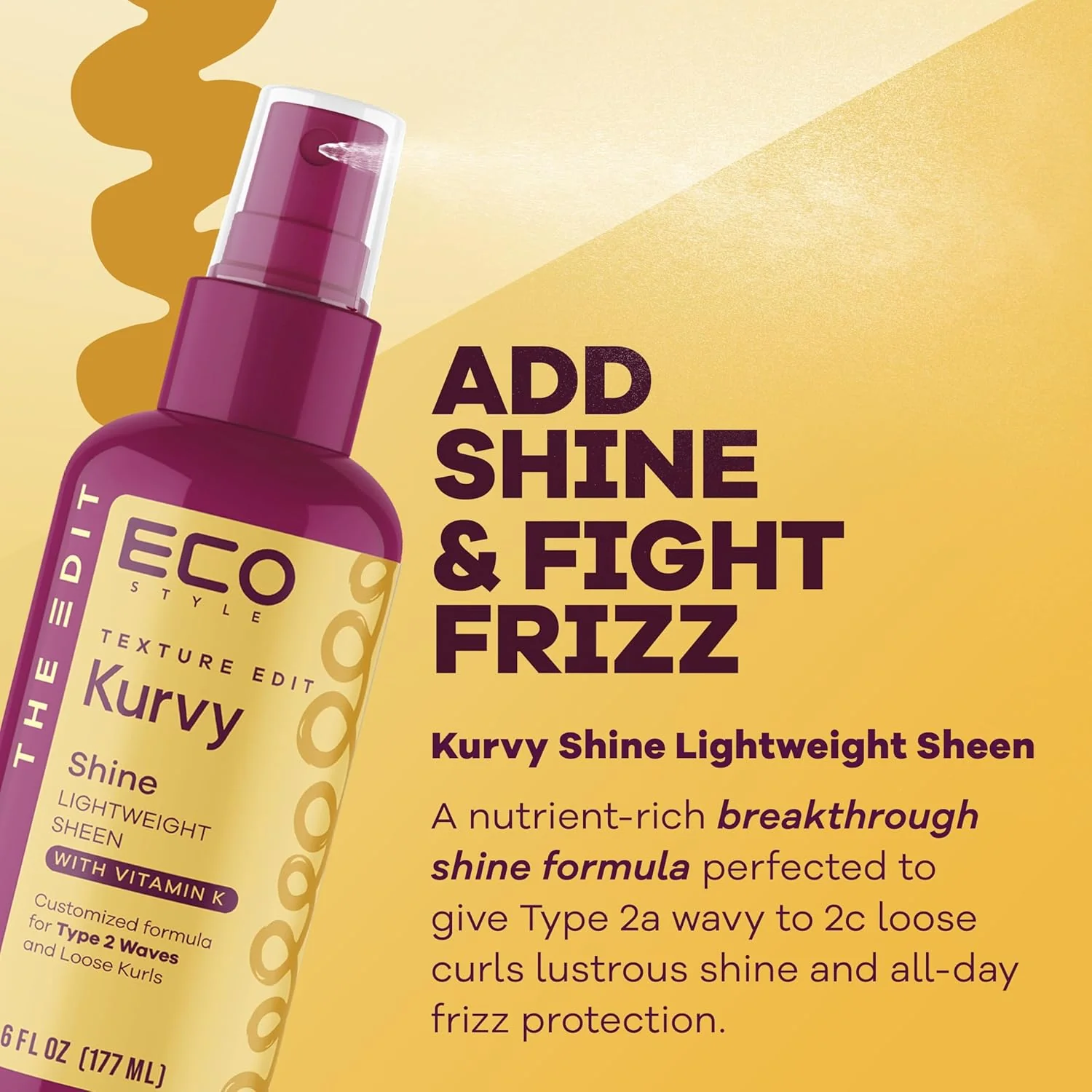 Eco Style The Edit Texture Edit Kurvy Shine Sheen 6 oz - Image 2