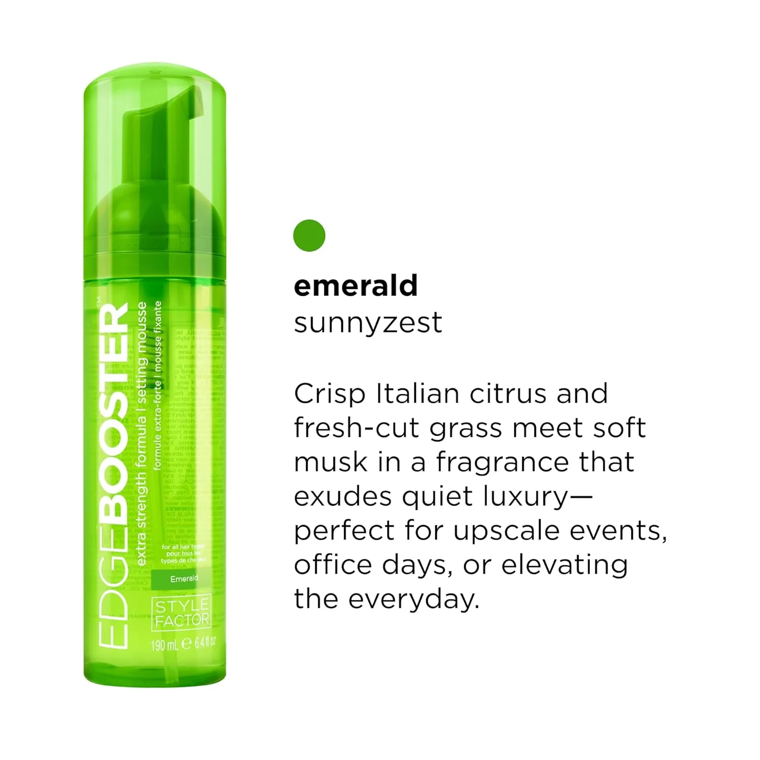 Style Factor Edge Booster Extra Strength Setting Mousse Travel Size 2.5 oz - Image 2