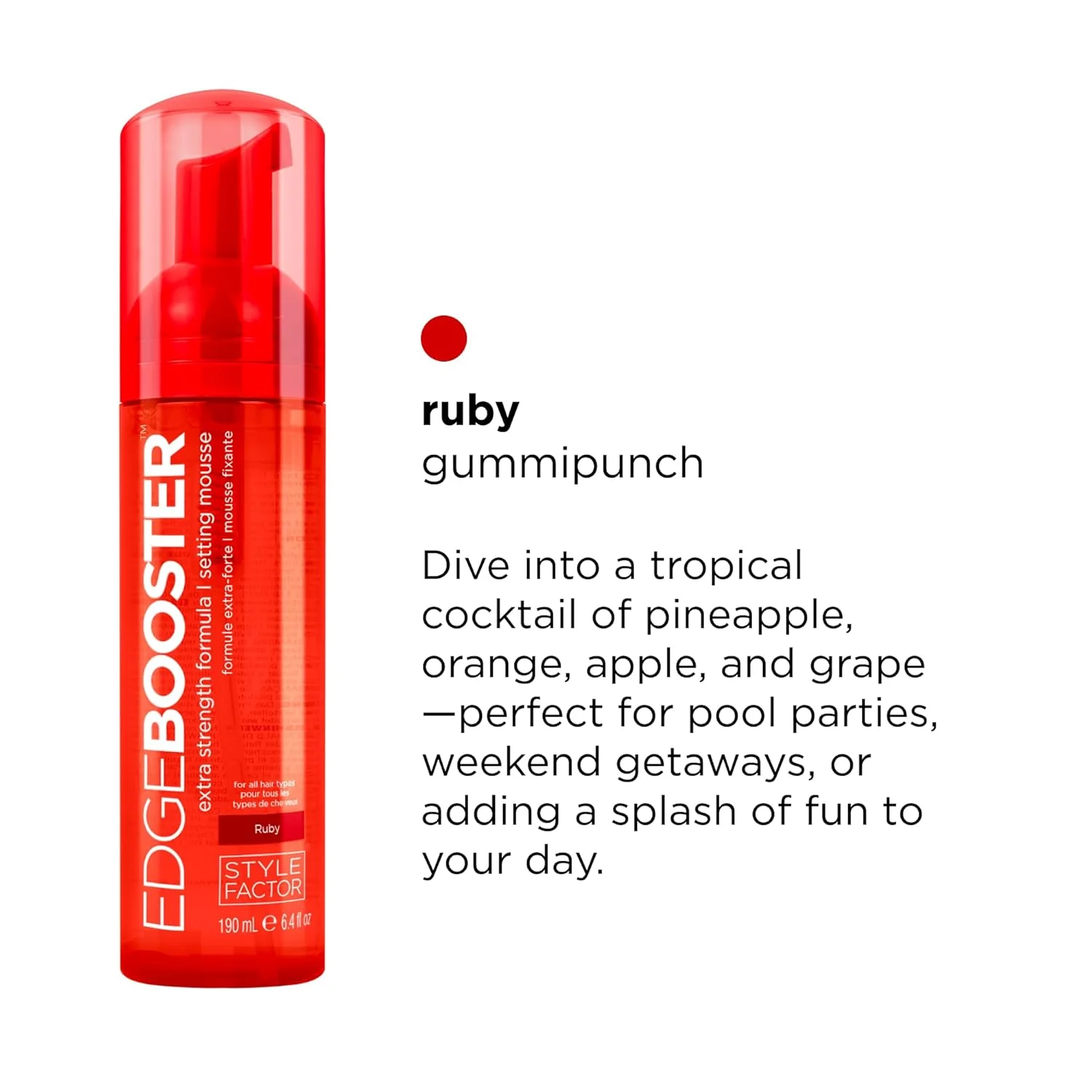 Style Factor Edge Booster Extra Strength Setting Mousse 6.4 oz - Image 6