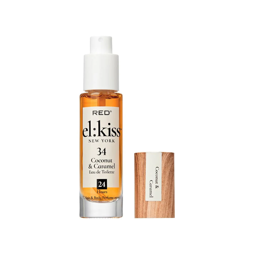 Red EL KISS Hair Perfume & Body Mist Long-Lasting Fragrance 1.01 fl oz - Image 11