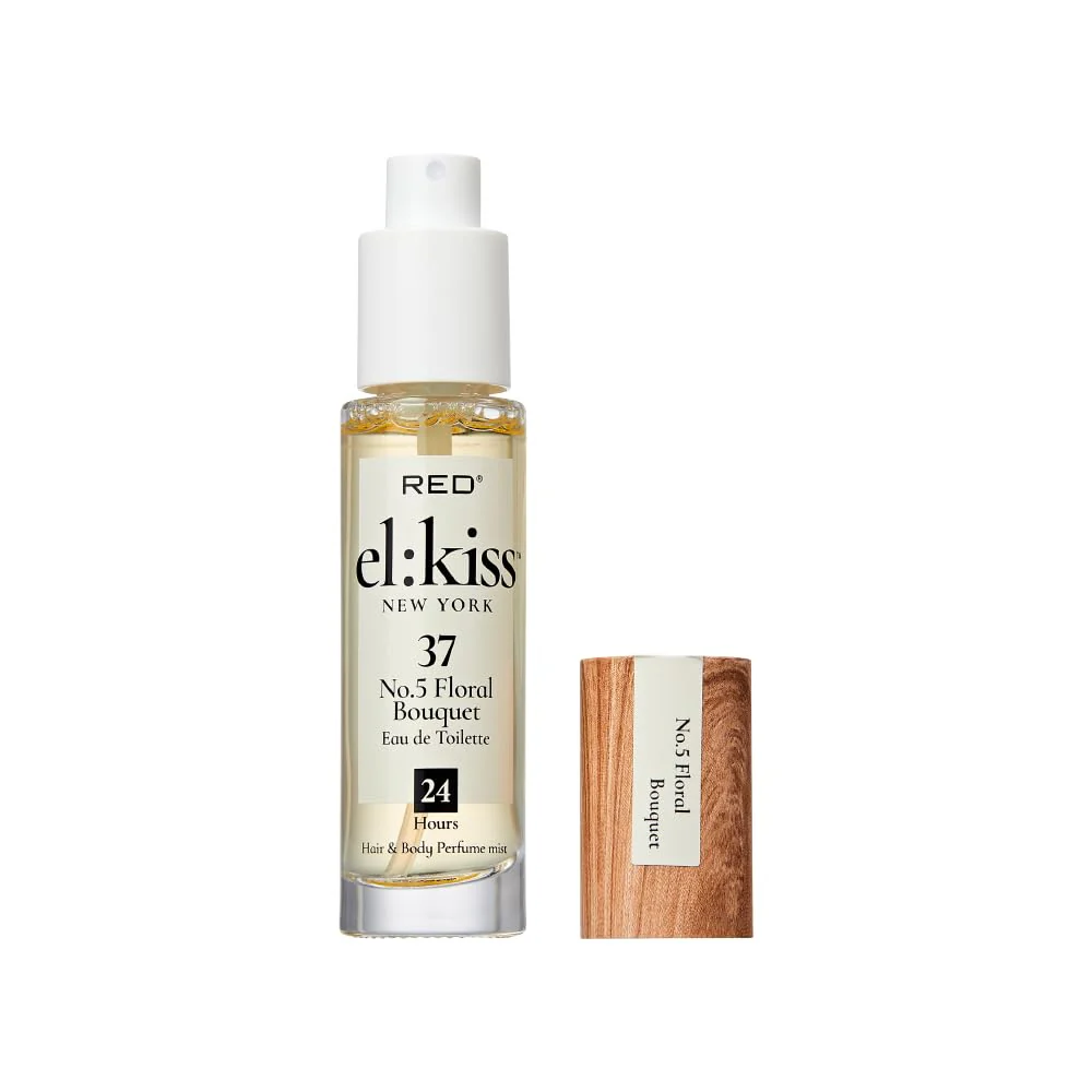 Red EL KISS Hair Perfume & Body Mist Long-Lasting Fragrance 1.01 fl oz - Image 20