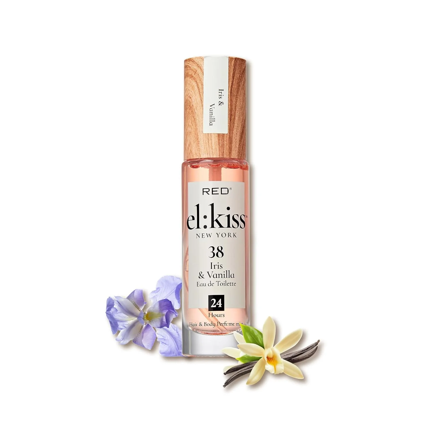 Red EL KISS Hair Perfume & Body Mist Long-Lasting Fragrance 1.01 fl oz - Image 22
