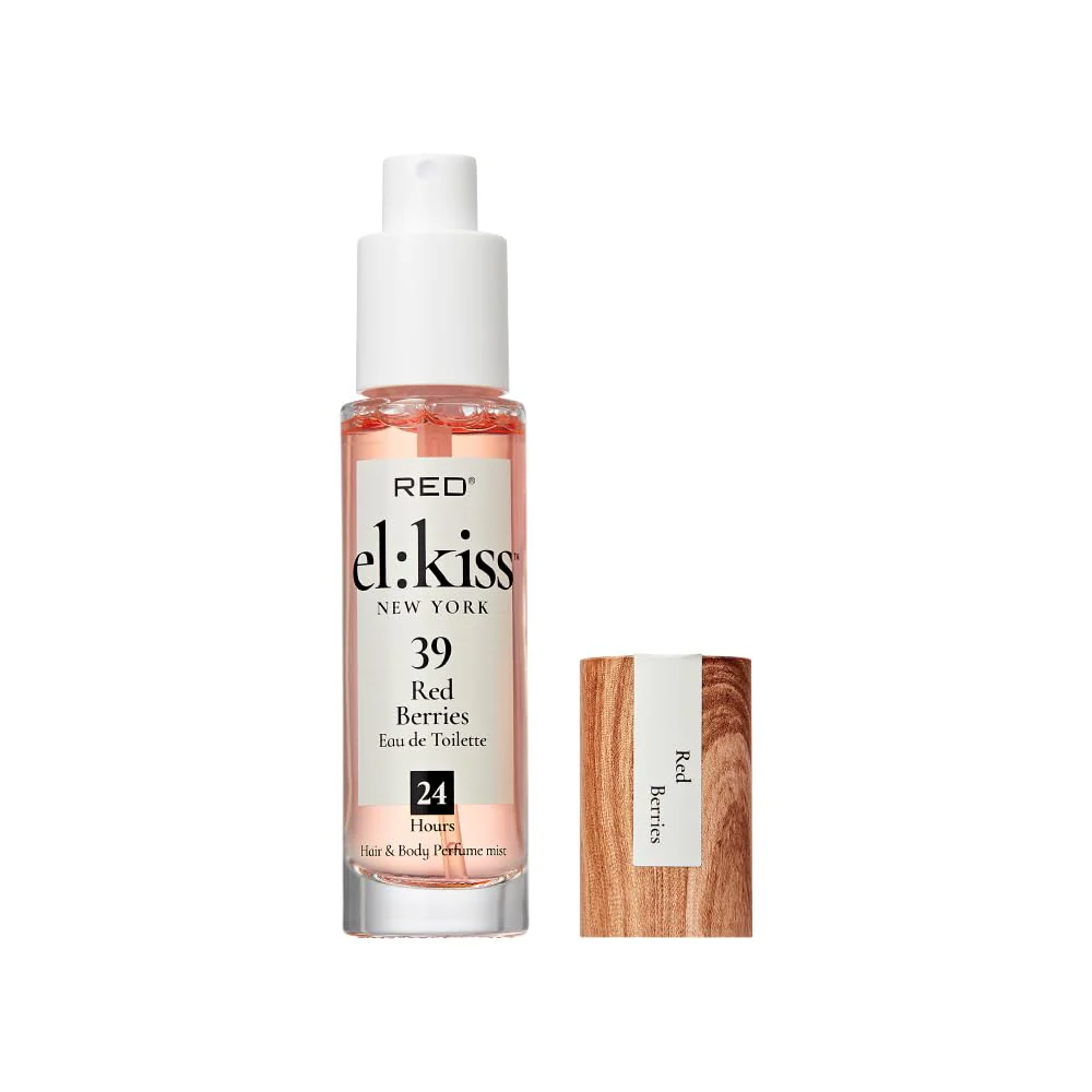 Red EL KISS Hair Perfume & Body Mist Long-Lasting Fragrance 1.01 fl oz - Image 26