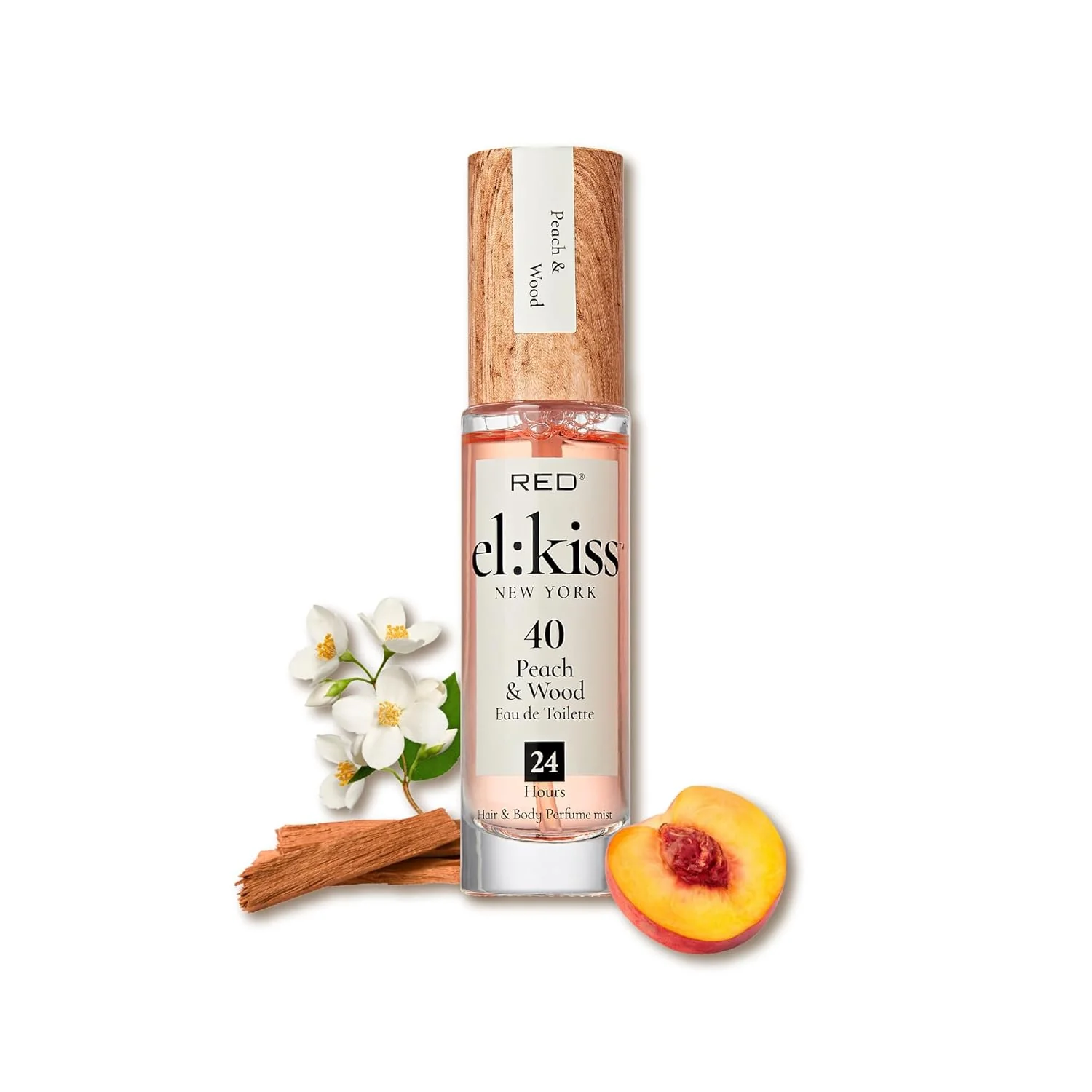 Red EL KISS Hair Perfume & Body Mist Long-Lasting Fragrance 1.01 fl oz - Image 28