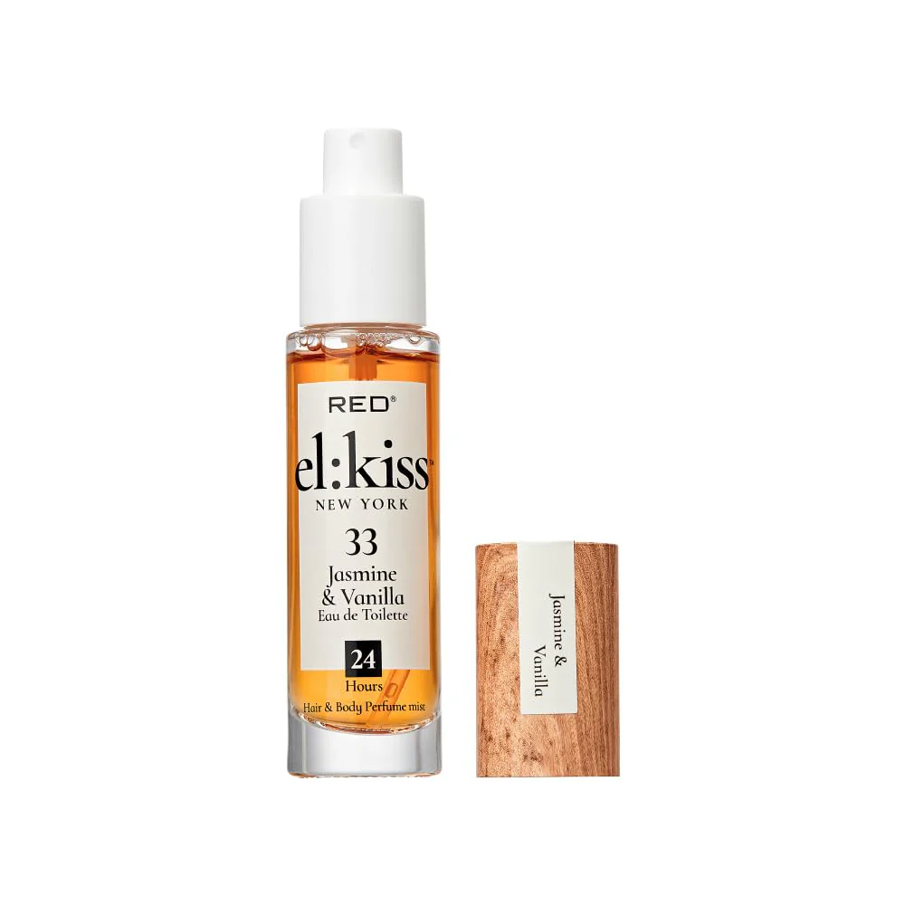 Red EL KISS Hair Perfume & Body Mist Long-Lasting Fragrance 1.01 fl oz - Image 8