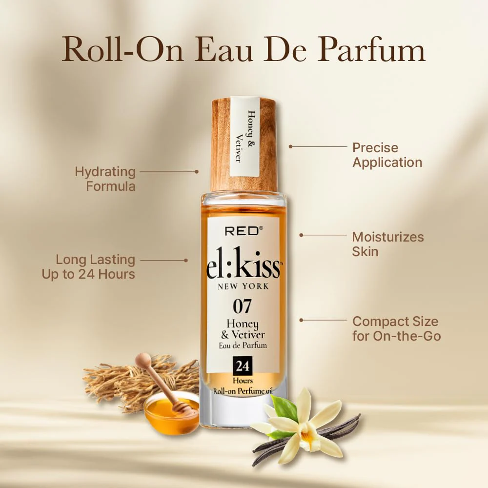 Red EL KISS Roll-On Perfume – Long-Lasting Fragrance (.40 fl oz) - Image 21