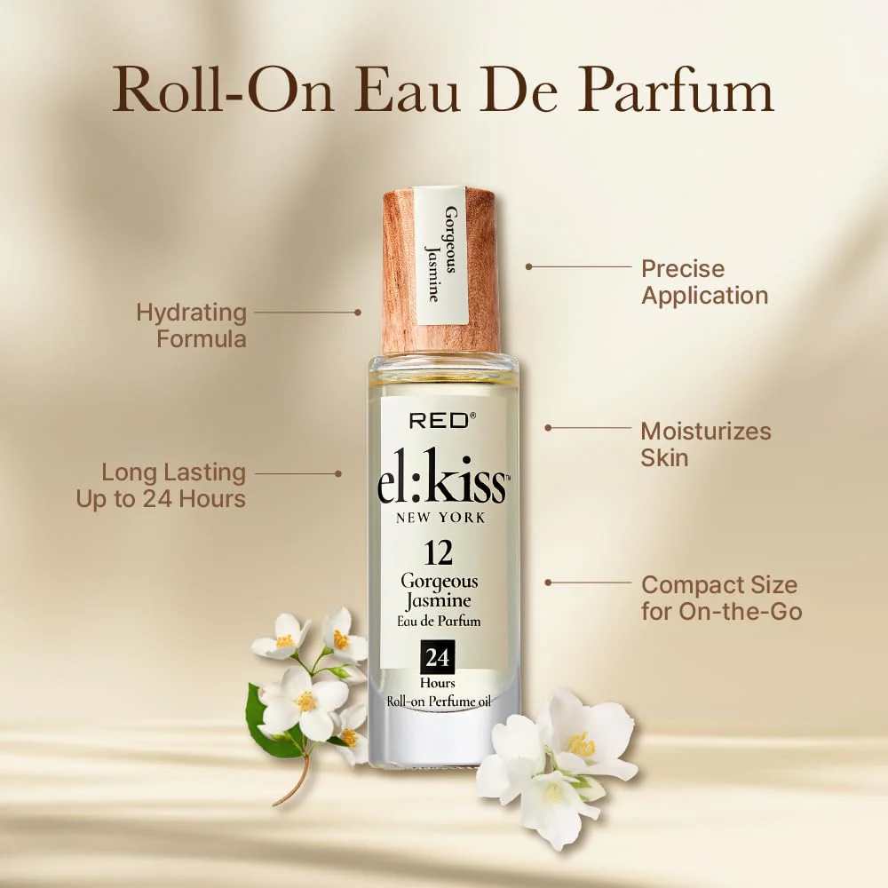 Red EL KISS Roll-On Perfume – Long-Lasting Fragrance (.40 fl oz) - Image 36