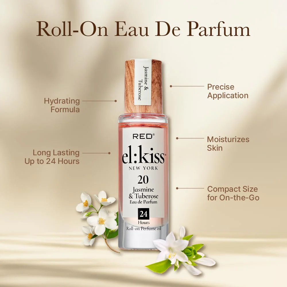 Red EL KISS Roll-On Perfume – Long-Lasting Fragrance (.40 fl oz) - Image 57