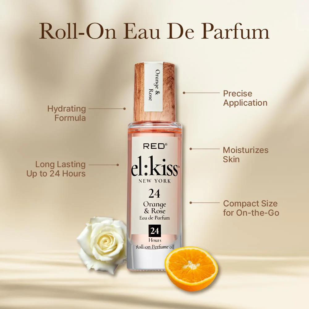 Red EL KISS Roll-On Perfume – Long-Lasting Fragrance (.40 fl oz) - Image 69