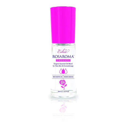 Esha Rosaroma Oil – Organic Rose, Argan Blend for Hair & Skin - Image 3