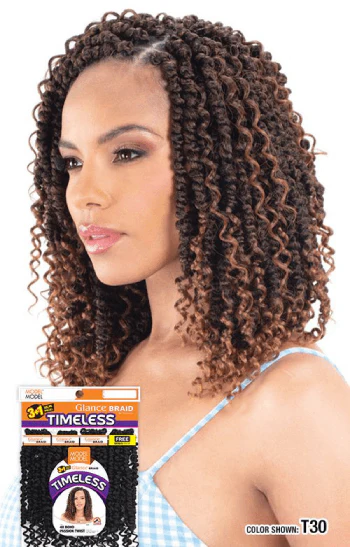 GB 4X Boho Passion Twist Premium Crochet Braiding Hair Natural Bohemian Texture - Image 2