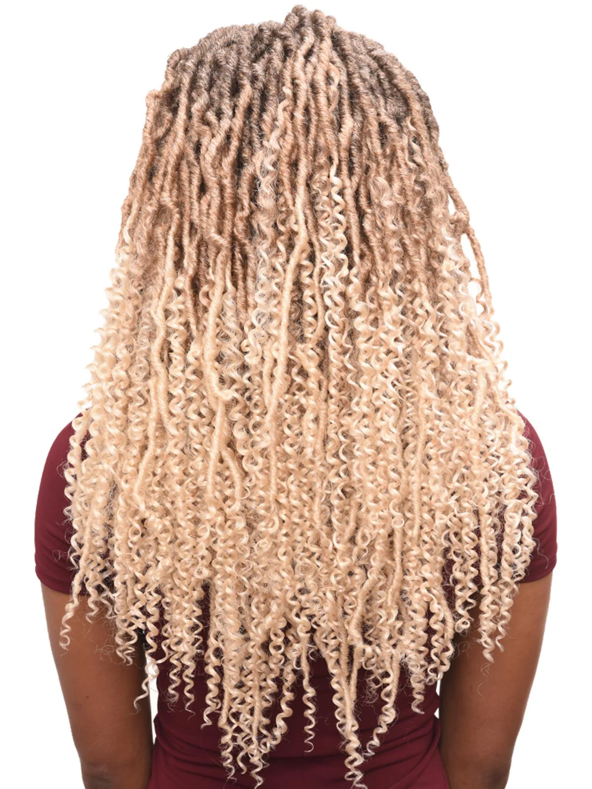 Ghana Twist Passion Locs Water 18″ Soft, Lightweight, Natural-Looking Protective Braiding Style - Image 2