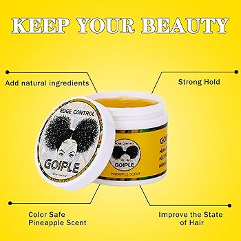 Goiple Edge Control Strawberry Scent 4oz Hair Styling Gel - Image 5