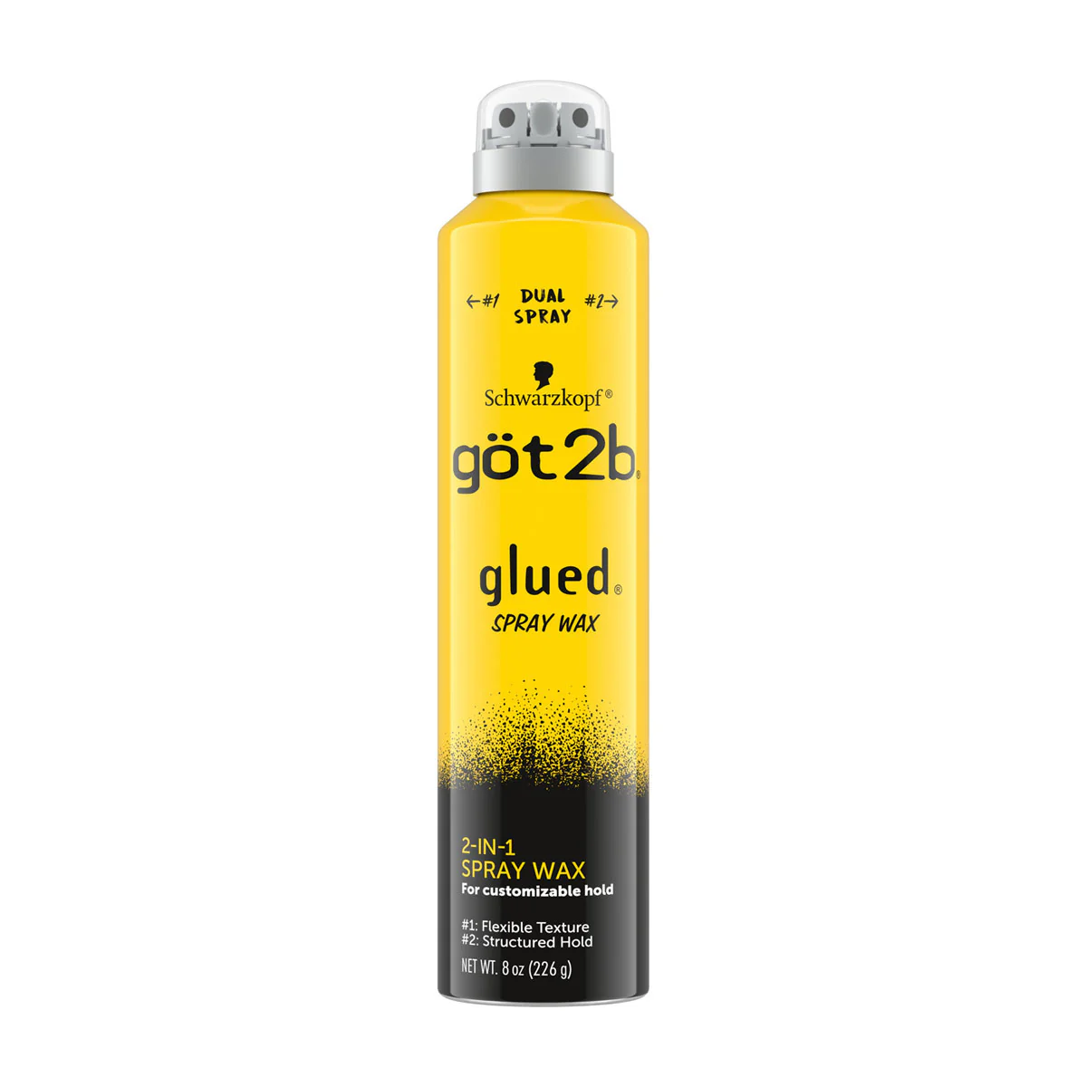 GOT2B GLUED 2-IN-1 SPRAY WAX 8Oz