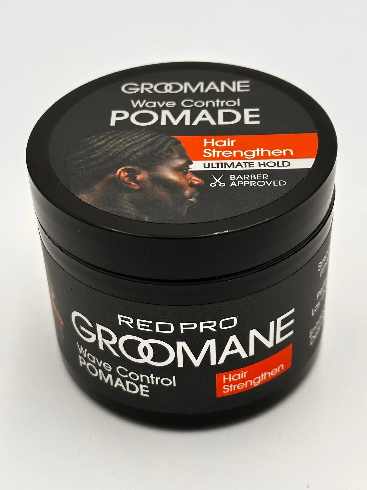 Groomane Pomade Wave Control Hair Strengthen 3 oz - Image 2