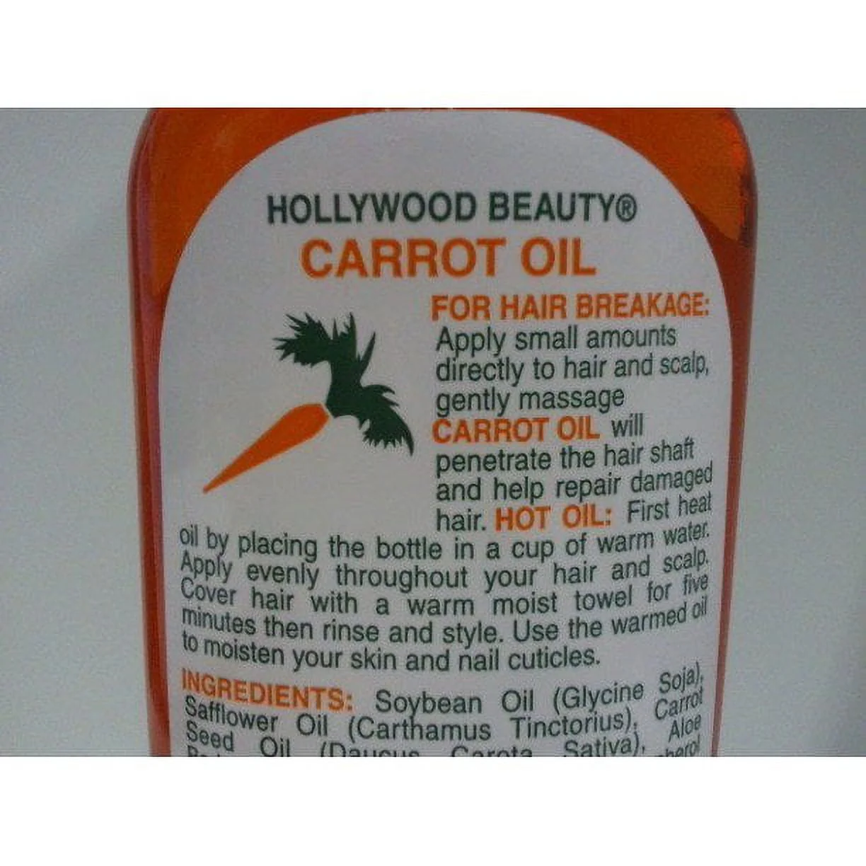 Hollywood Beauty Carrot Oil 2oz - Image 2
