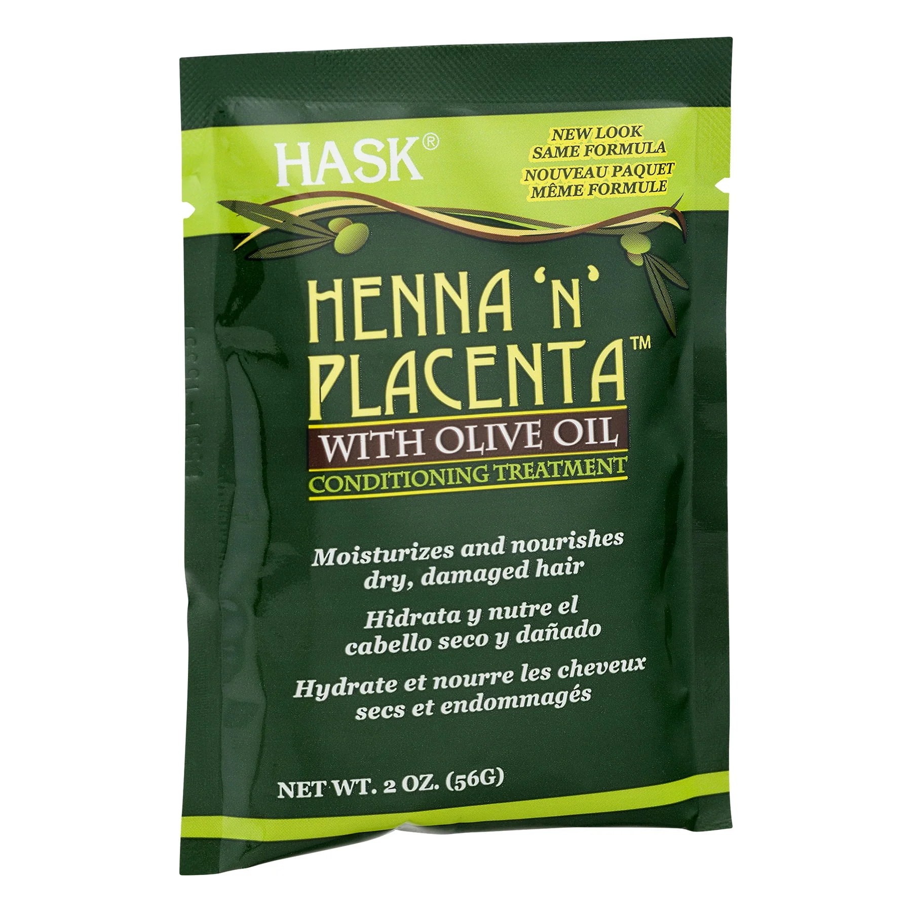 Hask Henna 'N' Placenta Olive Oil With Conditioning - Image 2