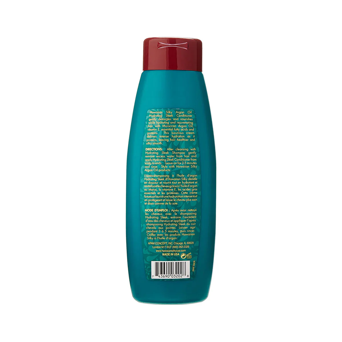 Hawaiian Silky Argan Oil Hydrating Sleek Shampoo 14Oz - Image 2