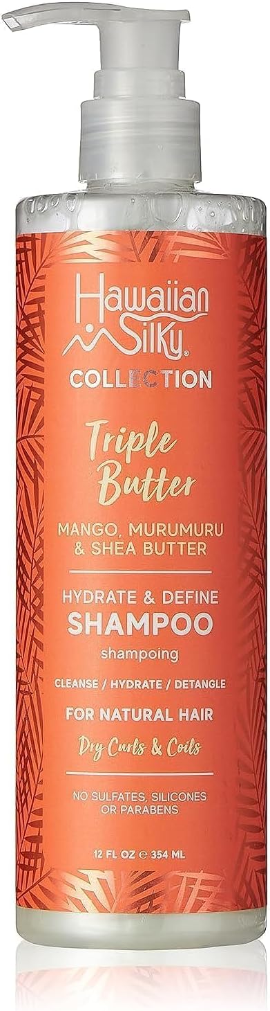 Hawaiian Silky Triple Butter Moisturizing Shampoo – 12oz