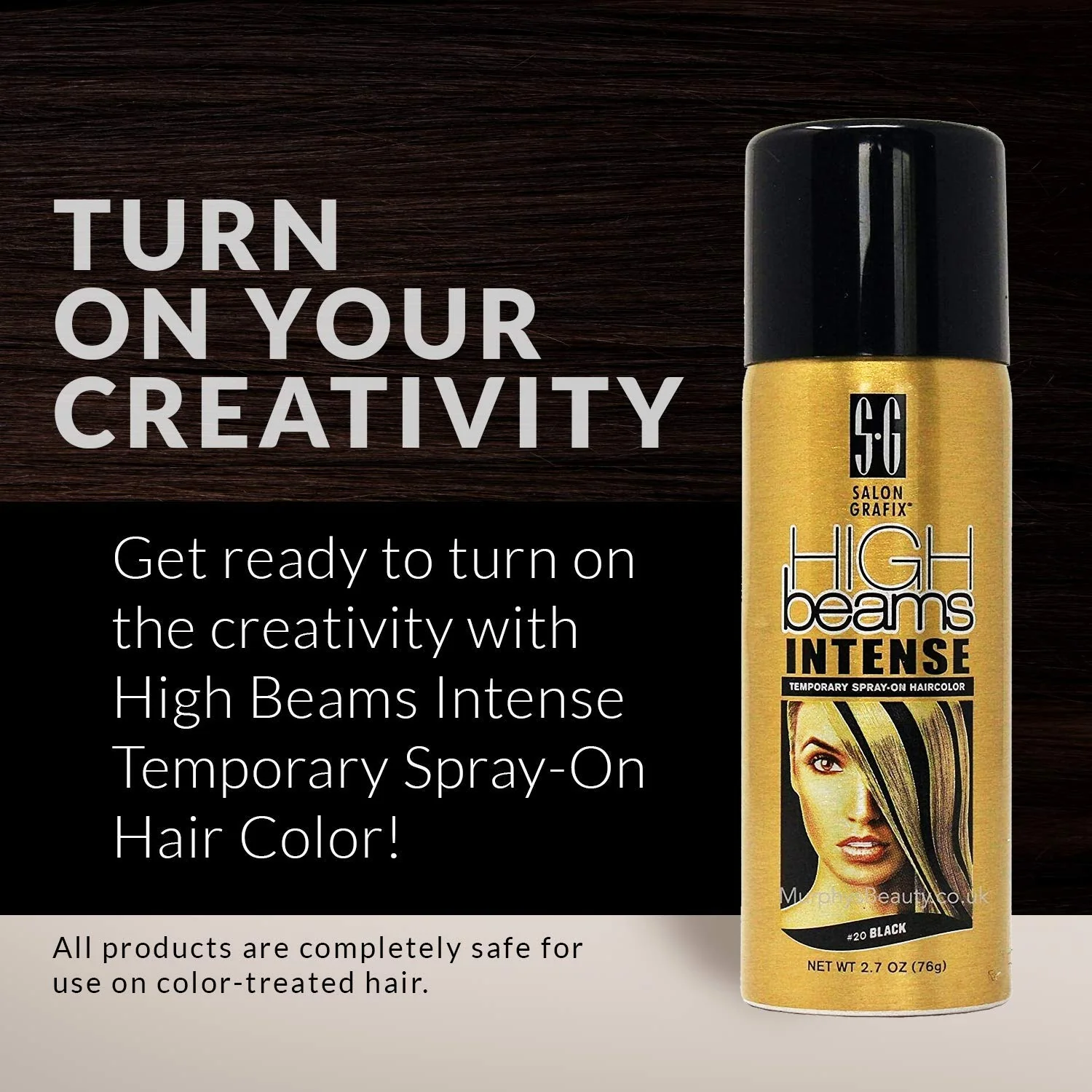 High Beams Intense Temporary Spray-On Hair Color - 2.7 Oz - Image 3