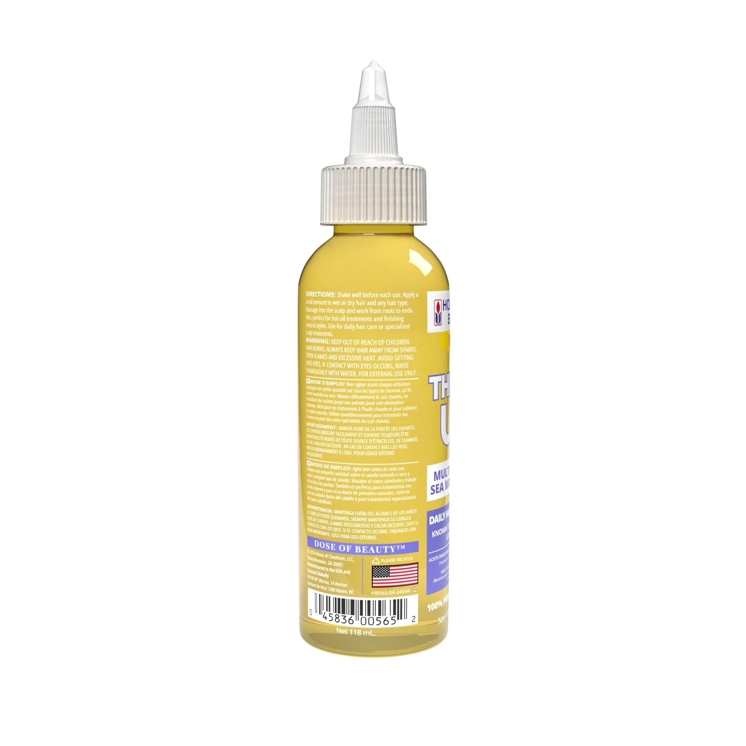 Hollywood Beauty Glo Up! Hair & Skin Oil – 4oz - Image 2