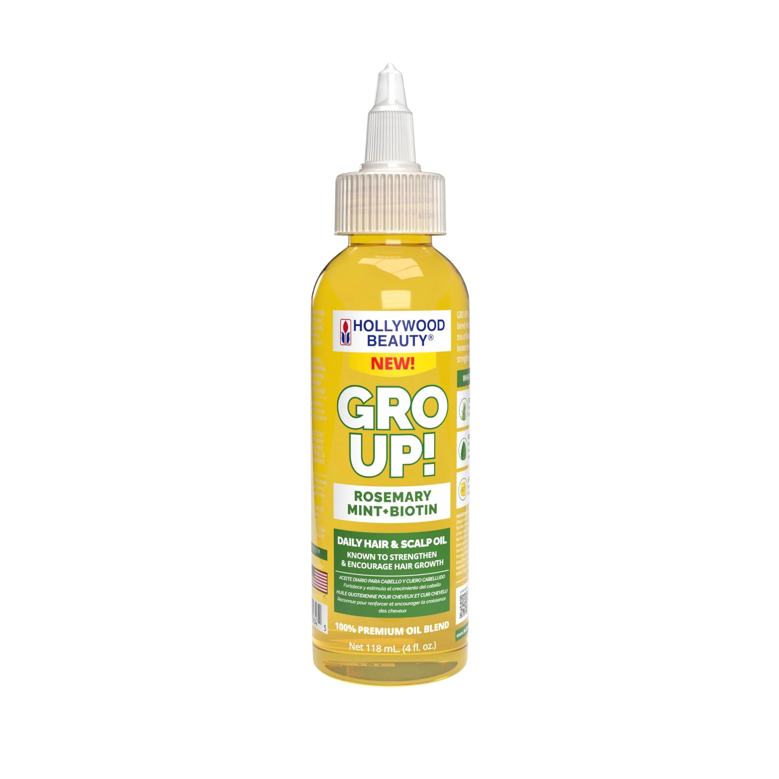 Hollywood Beauty Glo Up! Hair & Skin Oil – 4oz - Image 4