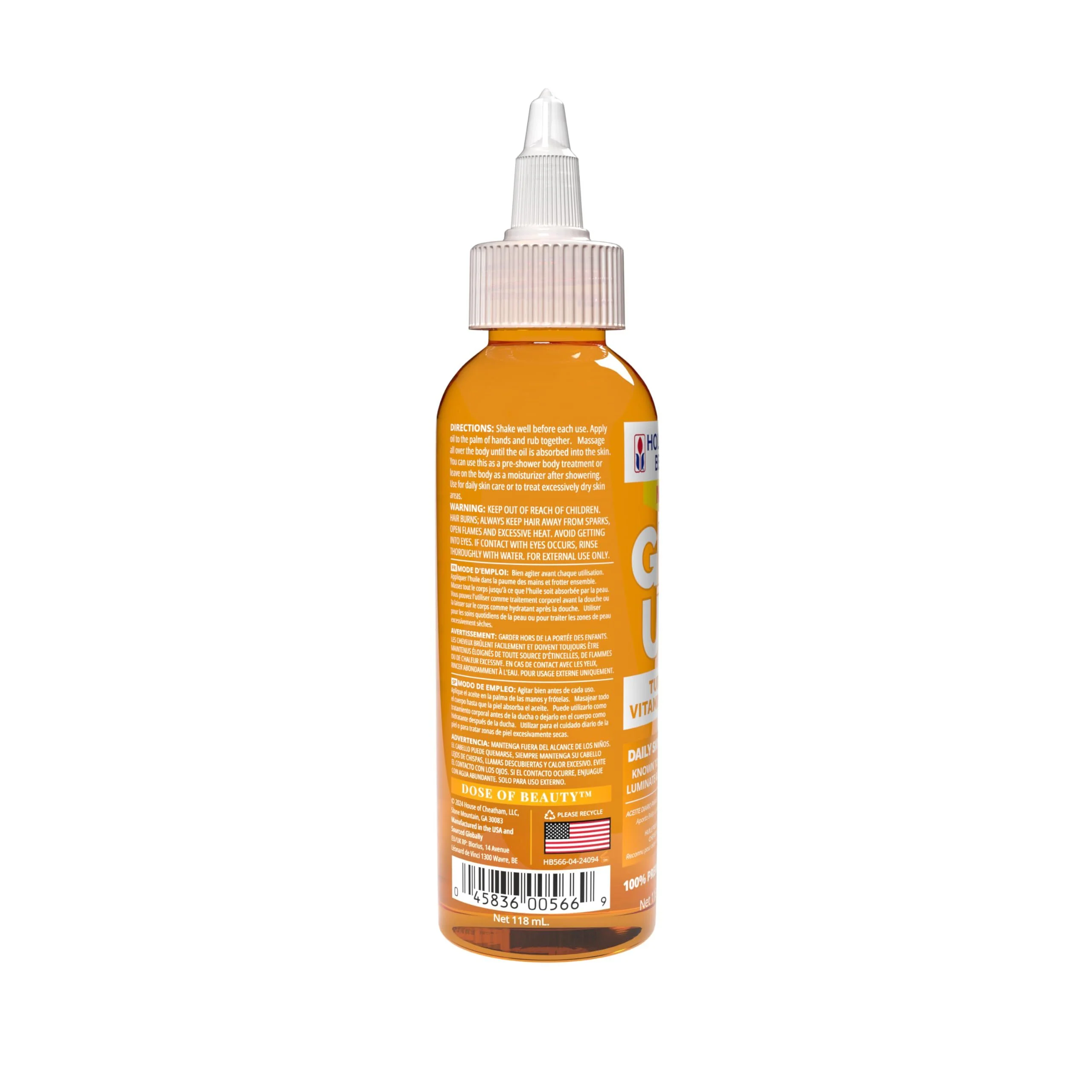 Hollywood Beauty Glo Up! Hair & Skin Oil – 4oz - Image 8