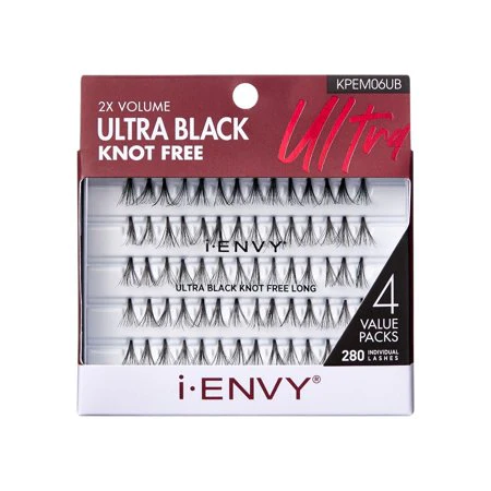 I-Envy by KISS Individual Lashes – Ultra Black, Multi Pack (280pcs) - Image 3