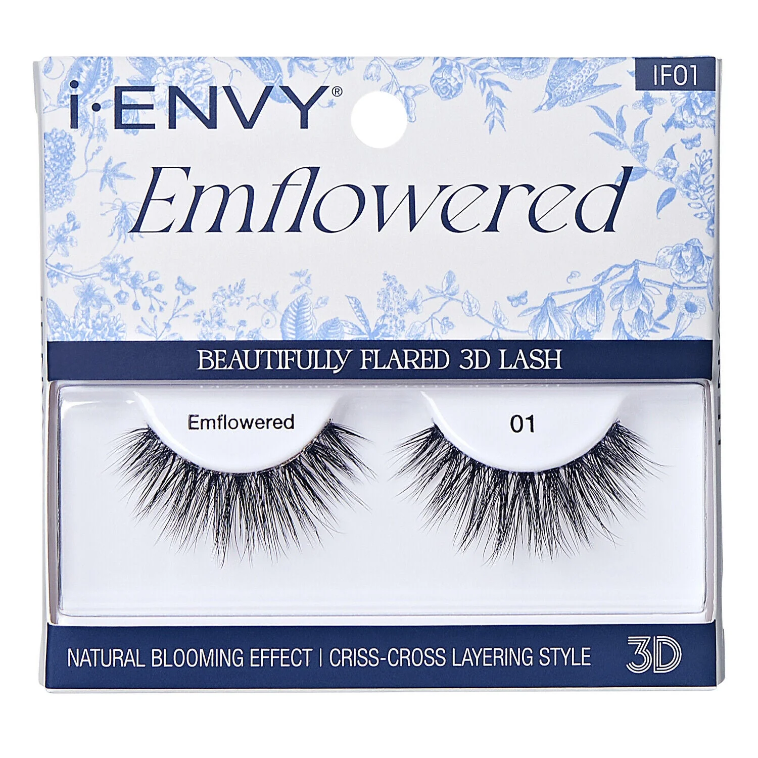 IEnvy Emflowered Beautifully Flared 3D Lashes - Image 2