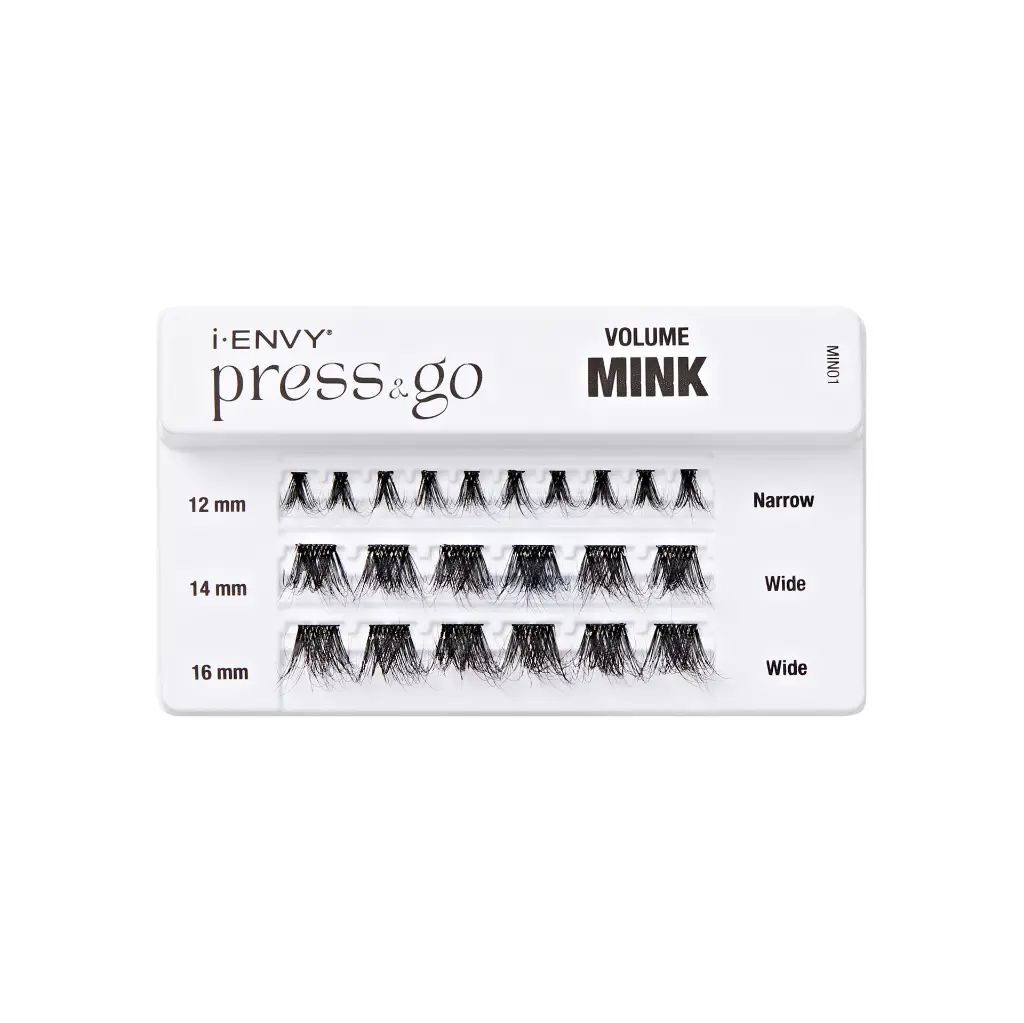 IEnvy Press & Go 100% Real Mink Pre-Glued Lash Clusters - Image 4