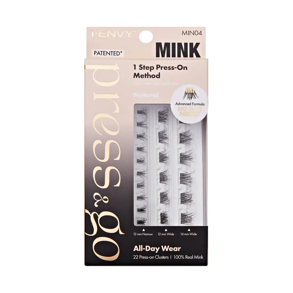 IEnvy Press & Go 100% Real Mink Pre-Glued Lash Clusters - Image 7