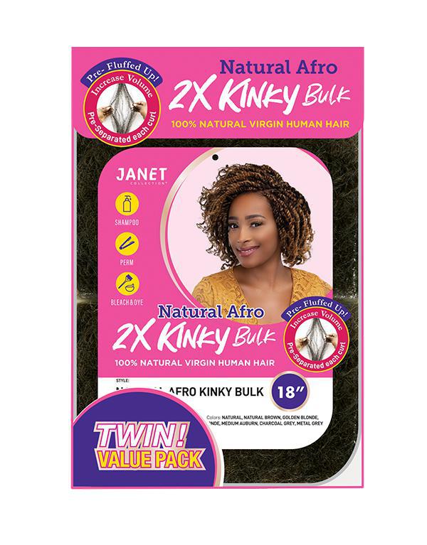 Janet Afro Kinky Bulk Hair - Image 2