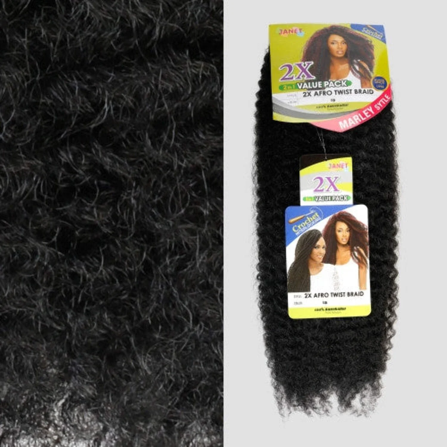 Janet Collection 2X Afro Twist Braid Hair - Image 5