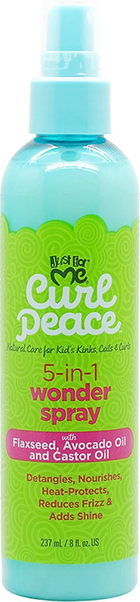JFM Curl Peace 5-in-1 Wonder Spray 8oz Nourishing Detangling Styling Mist - Image 2
