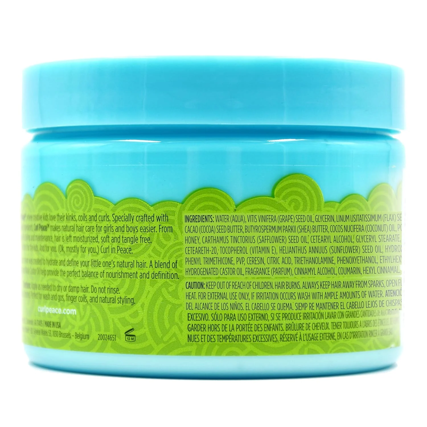 JFM Curl Peace Defining Curl & Coil Cream Moisturizing Styling Formula - Image 3