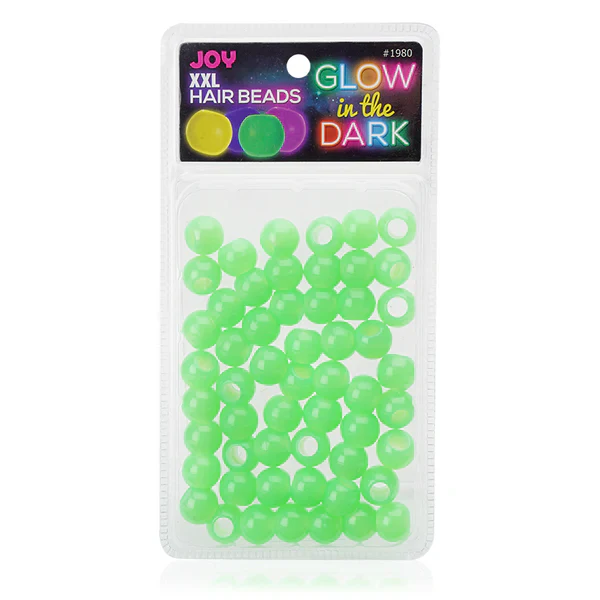 Joy Jewelry Neon Pink Round Plastic Hair Beads - Image 7