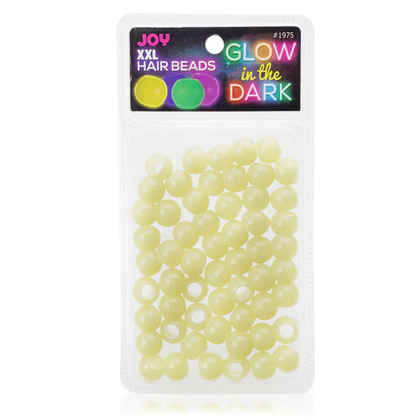 Joy Jewelry Pink Round Plastic Hair Beads - Image 4