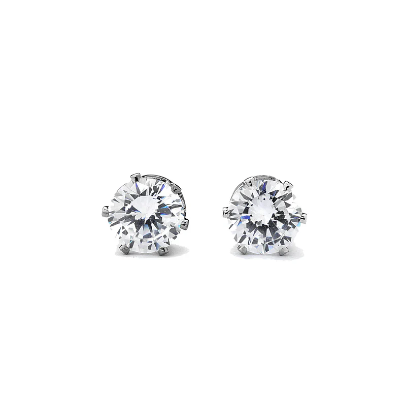 Joy Jewelry Sterling Silver Cubic Zirconia Earrings - Image 4