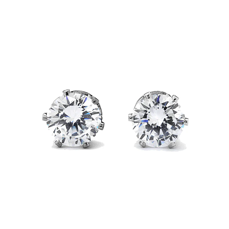 Joy Jewelry Sterling Silver Cubic Zirconia Earrings - Image 5