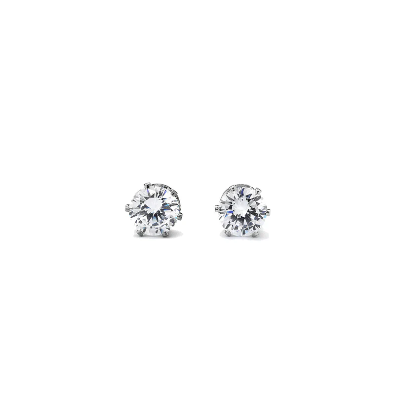 Joy Jewelry Sterling Silver Cubic Zirconia Earrings - Image 7