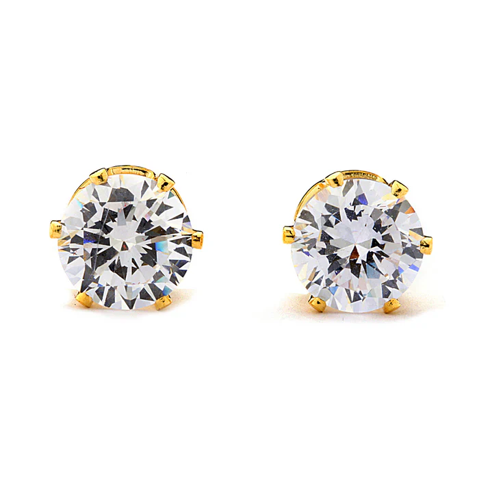 Joy Jewelry Sterling Silver Cubic Zirconia Earrings (Y21) - Image 3
