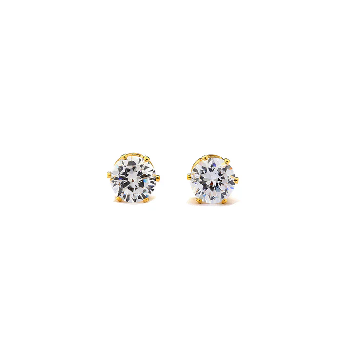Joy Jewelry Sterling Silver Cubic Zirconia Y0 Earrings