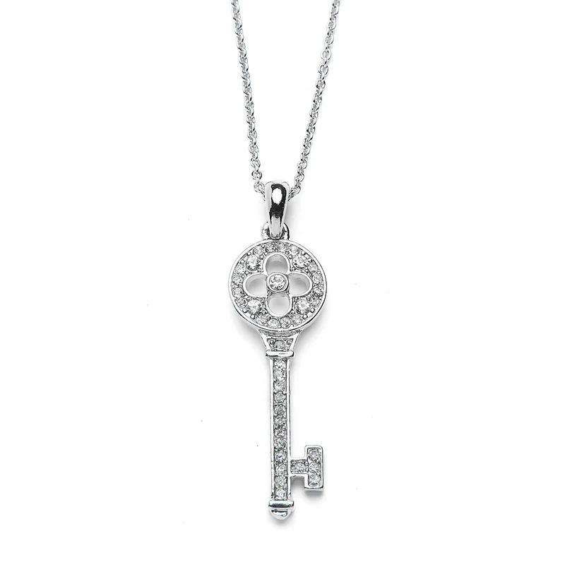 Joy Large heart key pendant necklace - Image 3