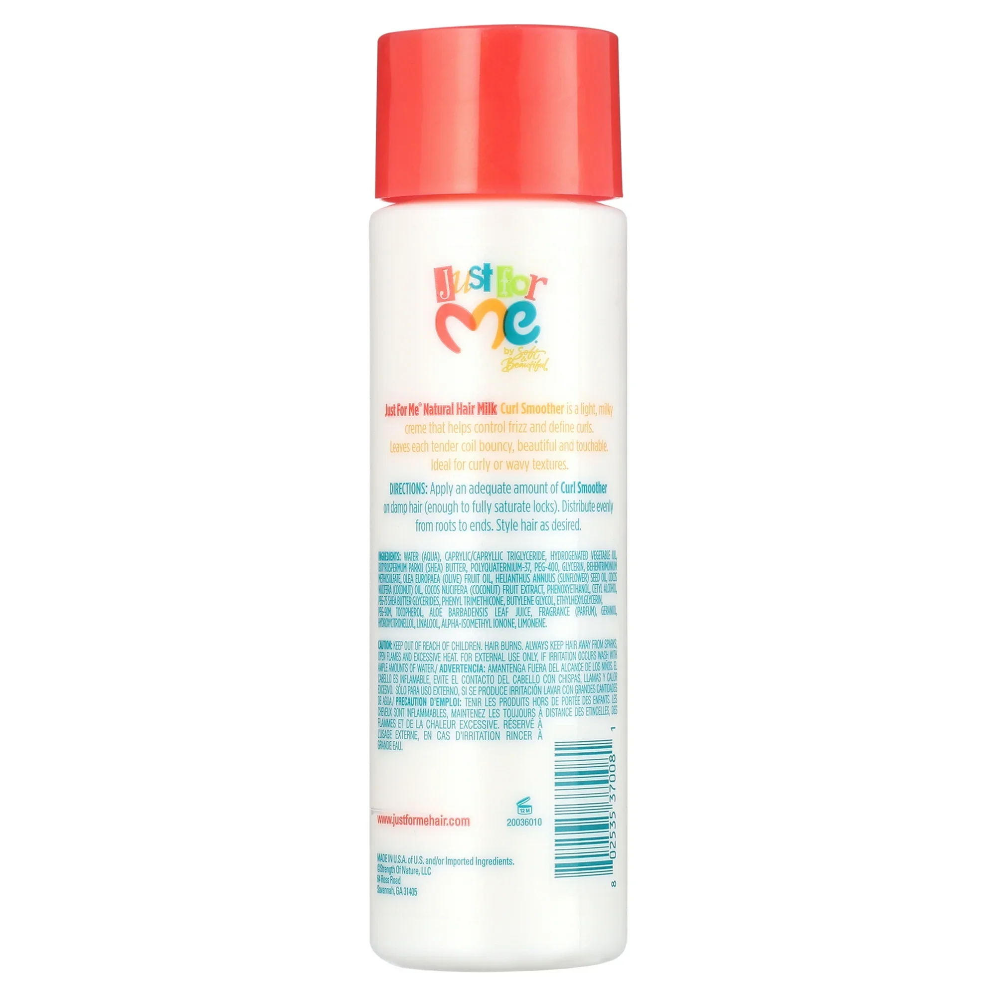Just For Me By Soft & Beautiful Natural Hair Milk Curl Smoother 8 oz - Image 4