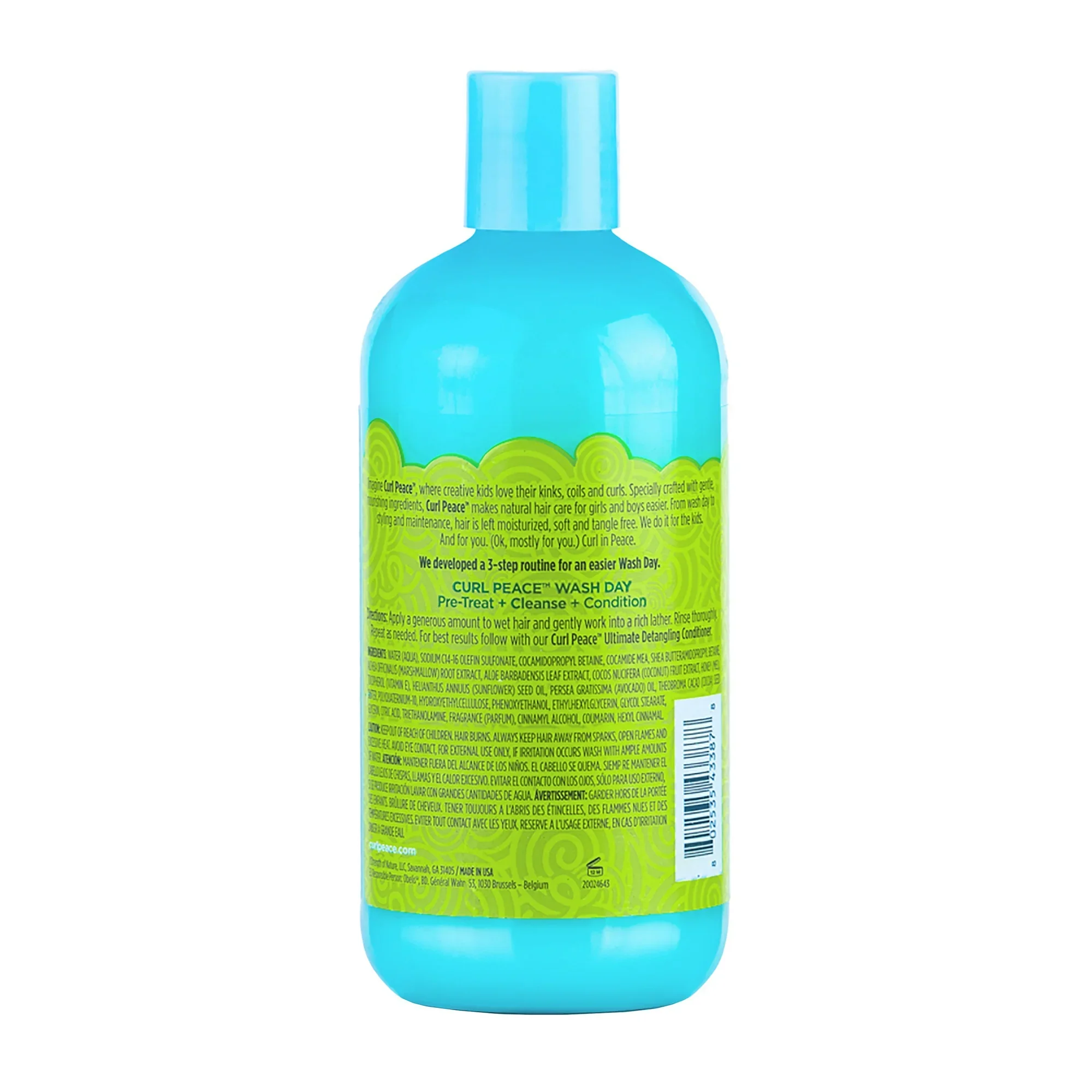 Just For Me Child Curl Peace Detangler Shampoo 12 oz - Image 3