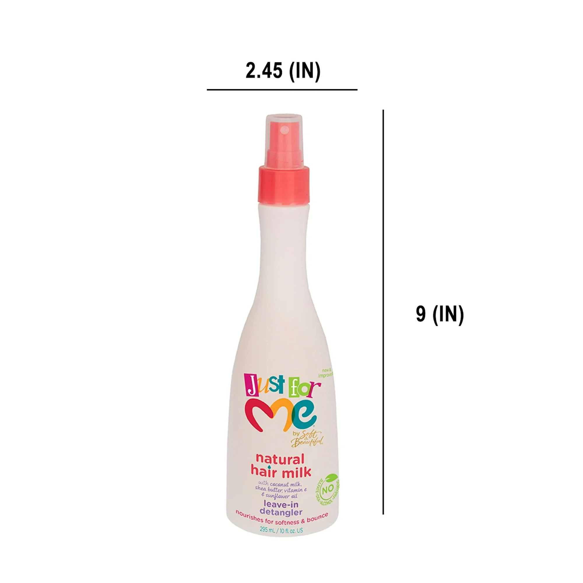 Just For Me Natural Hair Milk Detangler For All Hair Textures 10 oz - Image 4