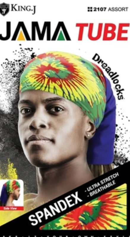 KING.J JAMA REGULAR SPANDEX DREADLOCKS CAP - Image 2