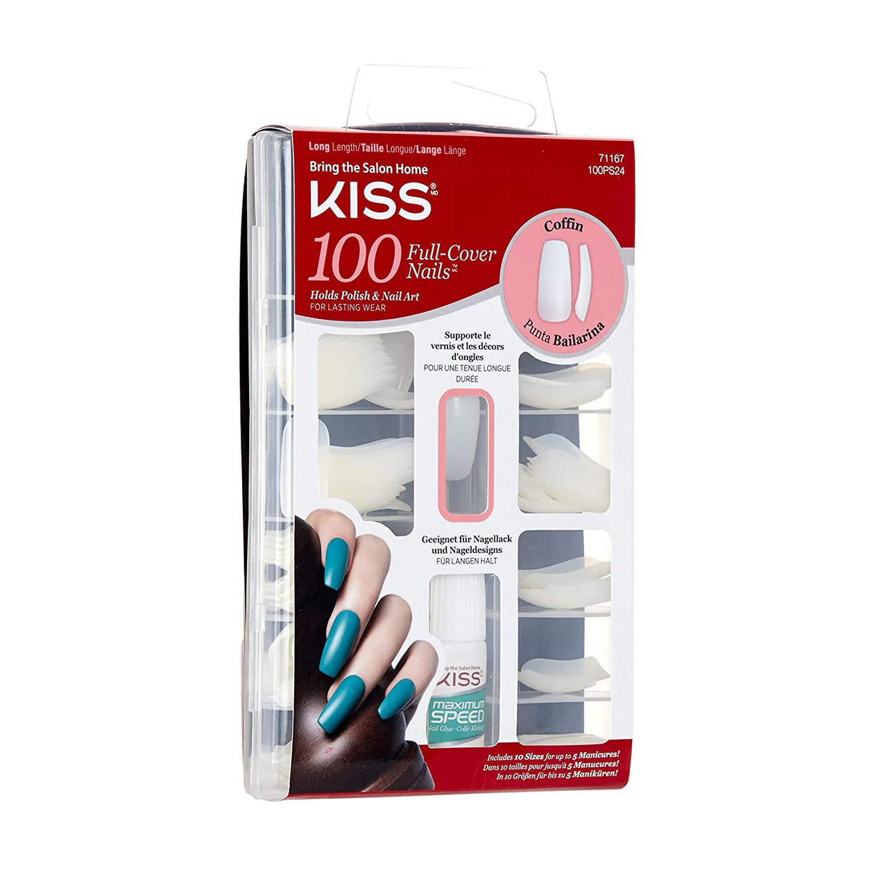 KISS 100 FULL COVER NAILS - SELECT STYLE/LENGHT - Image 2
