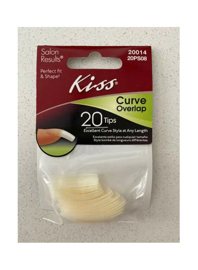 KISS 20 TIPS CONTEMPORARY SHAPE COFFIN TIP - Image 4